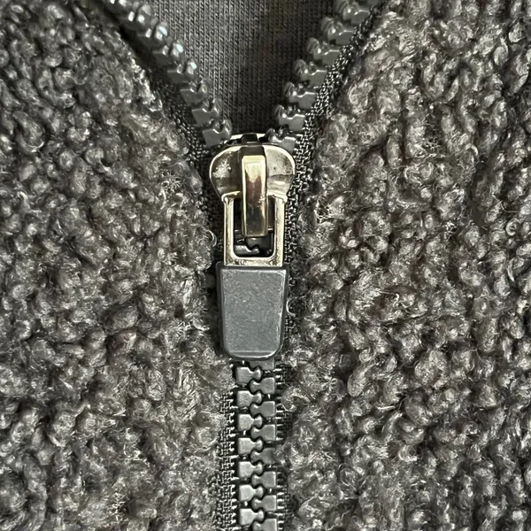 Fabletics XL Gray Dream Polar Fleece Quarter Zip Pullover Cropped Sweatshirt‎ - Image 3
