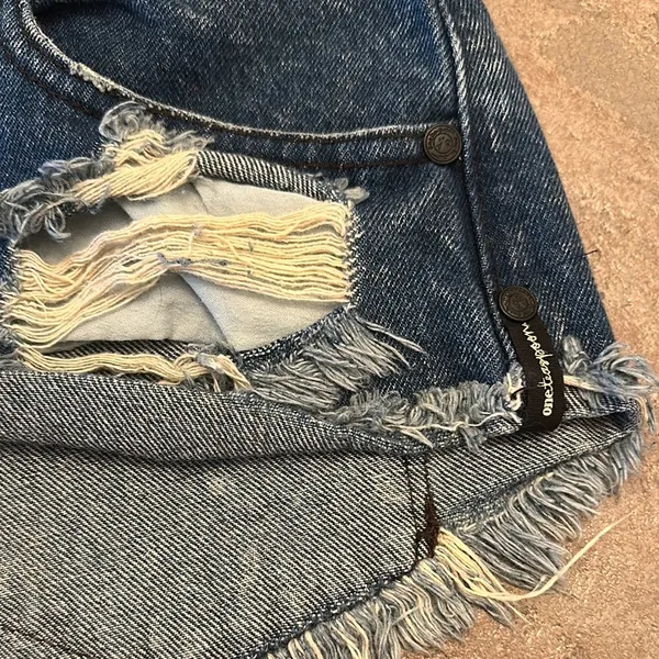 One teaspoon shorts distressed denim 26 - Image 2