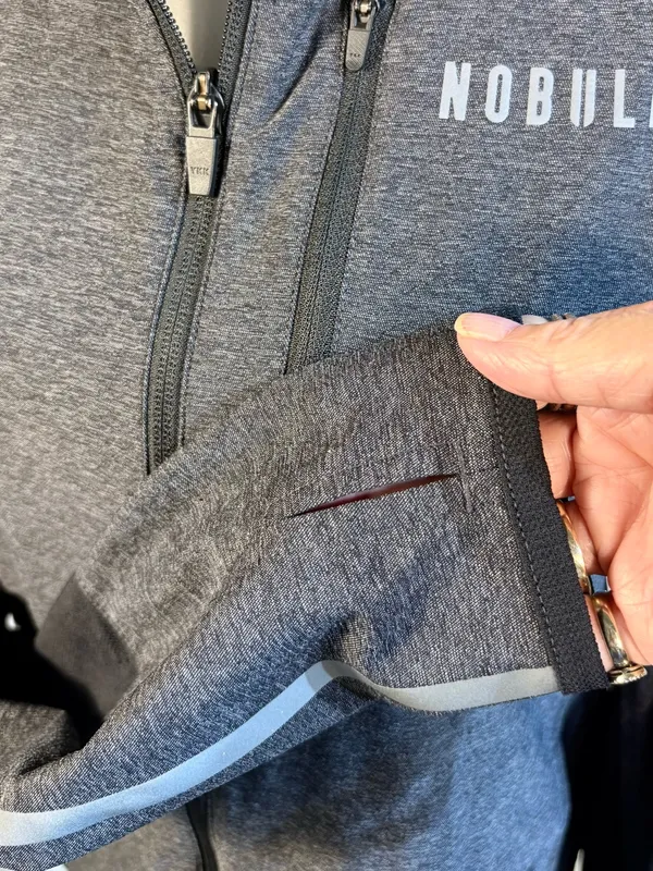 ☀️NOBULL Women's Full Zip Performance Training
Running Jacket Charcoal Gray~M🧡 - Image 9