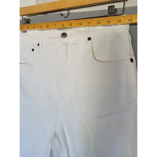 Abercrombie fitch Women's Jeans The Slim Straight Ultra High Rise SZ 30 - Image 7
