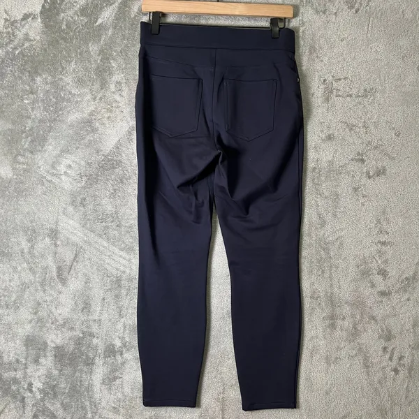 SPANX The Perfect Pull On Pants Ankle 4-Pocket Classic Navy Career Office Medium - Image 7