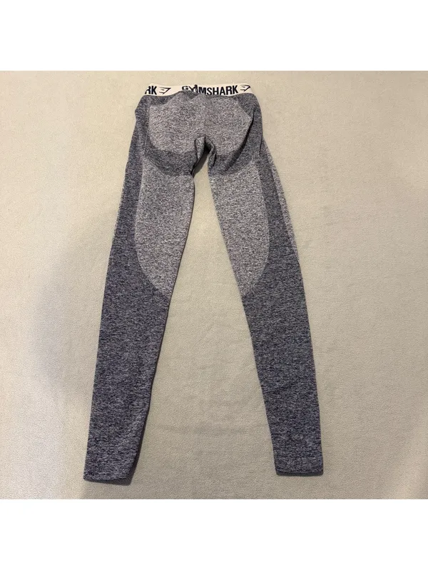 Gymshark Women’s Flex Seamless Leggings XS Grey Marl Gym Bodybuilding - Image 2
