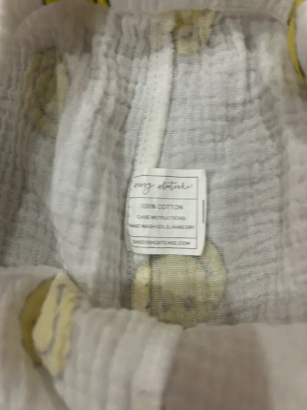 Sassy Shortcake Smiley Dreams Pajama Set Small Preppy Yellow - Image 7