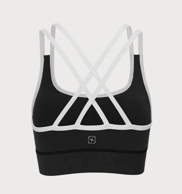 Berlook Activewear Black X Cross Lycra® Sports Bra - Image 7