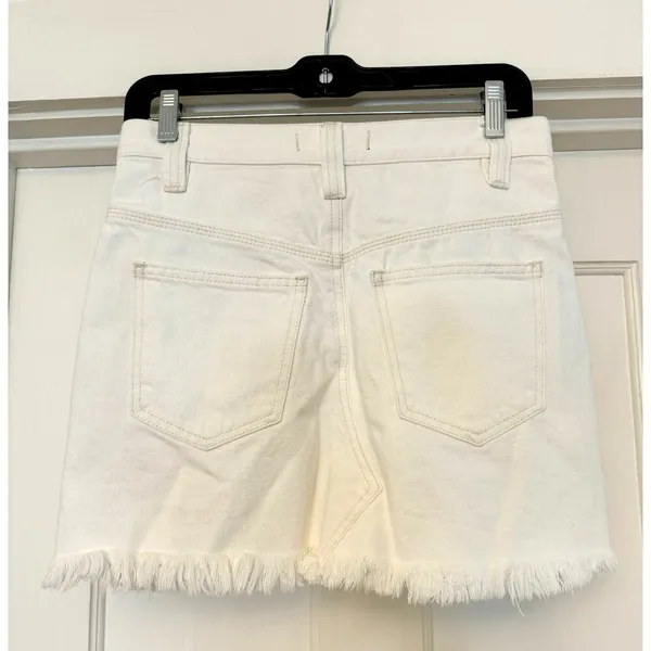 NWT We the Free Raw Hem Denim Jean Skirt Size 24 (free people bohemian boho) - Image 2