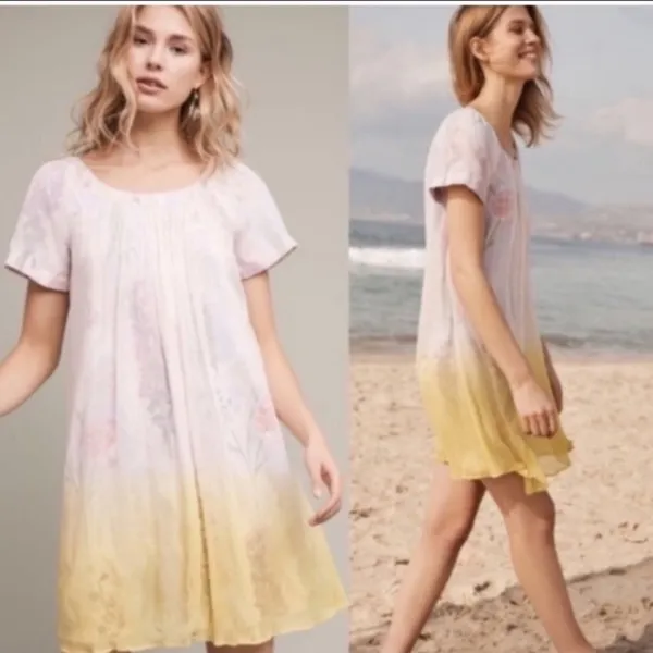 Anthropologie HD Paris‎ Chroma floral ombré dress - Image 2