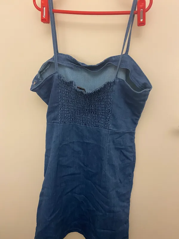 Jean Dress Blue Size M - Image 3