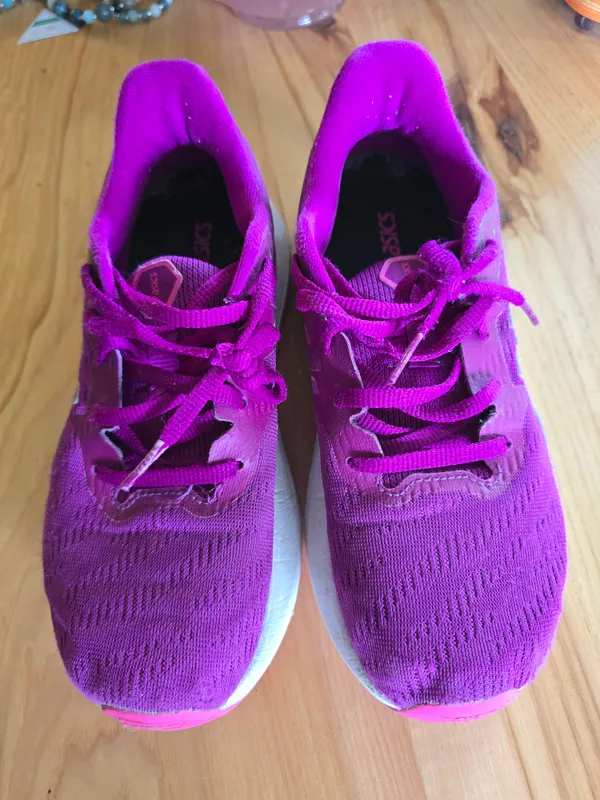 ASICS Women's Fuchsia/Pink Cushioned Running Shoes Size 5.5 - Image 5