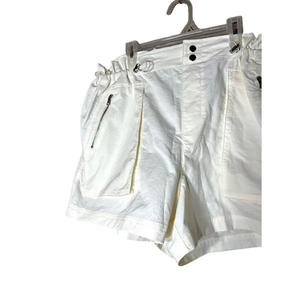 Calia By Carrie Underwood High Rise‎ Paperbag Shorts Size Large - Image 3