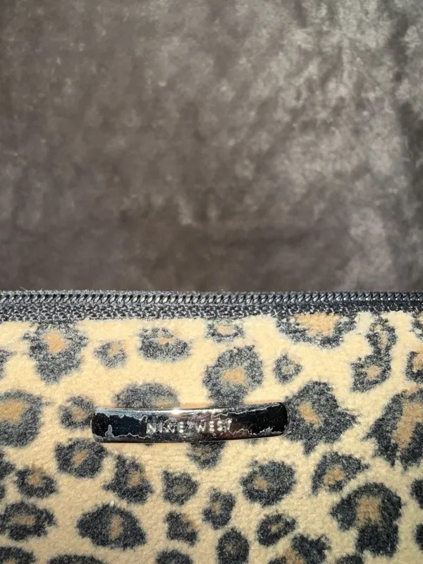 Nine West Leopard Print Zip Around Wallet - Image 2