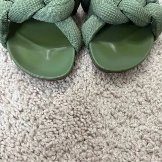 Rothy's Palm Bubble Slide Sandals Olive Green Size 9.5 - Image 2