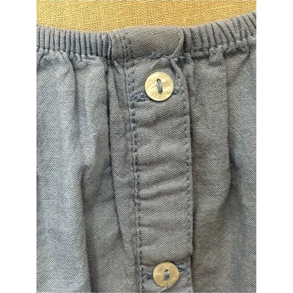 Superdry Light Blue Crochet Trim Shirt Detail 100% Cotton - Image 5