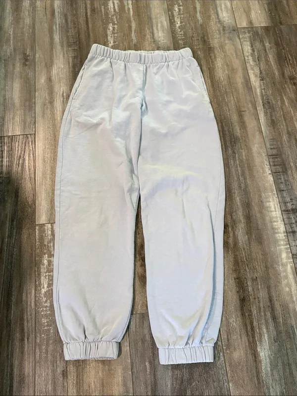 Brandy Melville Light Blue Jogger Sweatpants Size Small - Image 2