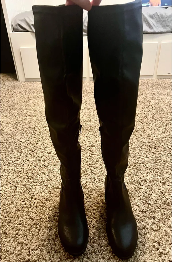 Steve Madden Knee-High Boots Black Size 8 - Image 4