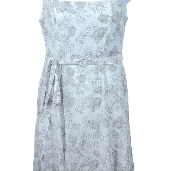 Anthropologie Aakaa NWT Floral Midi Dress Large Fit & Flare Garden Party - Image 7