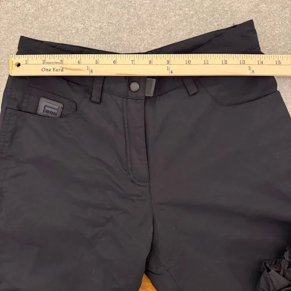 FERA Black Insulated Ski Snow Pants Ladies Size 6R - Image 12