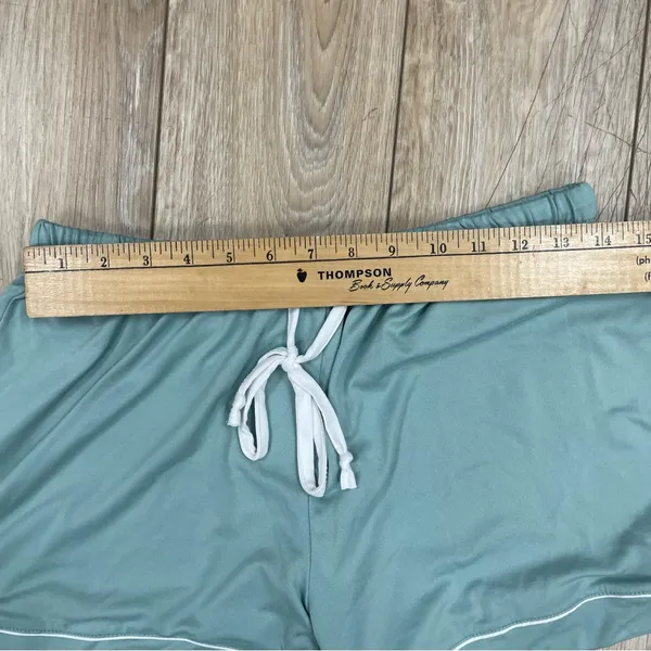 Born Light Teal Lounge Pants and Shorts with Drawstring Waist, large - Image 3