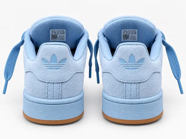Adidas Originals Campus 00s Light Blue Suede Sneakers Men’s Size 8 - Image 7