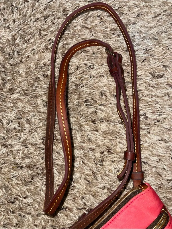 Dooney & Bourke Coral Pink Crossbody Bag - Image 6