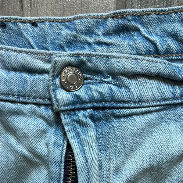 GAP Classic Blue High-Rise Mom Jeans - Image 3