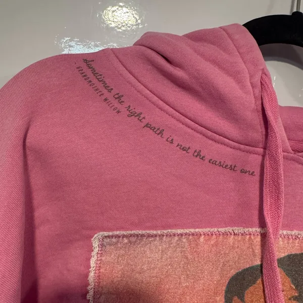 Disney Pocahontas Pink Graphic Women's‎ Hoodie - Image 3