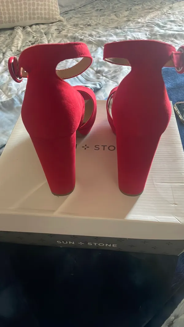 Red dress shoes by Sun and Stone - Image 4