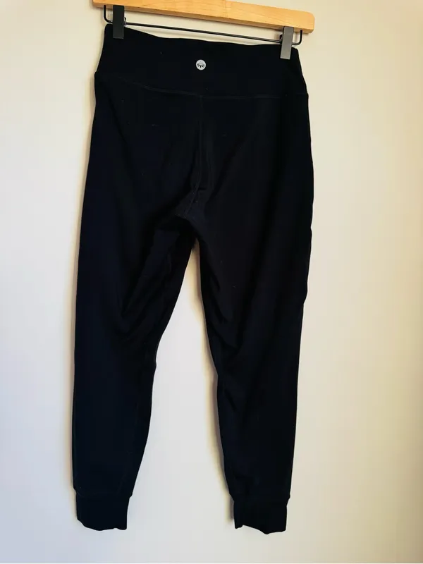 Senita Athletics Black Athleisure Joggers - Image 2