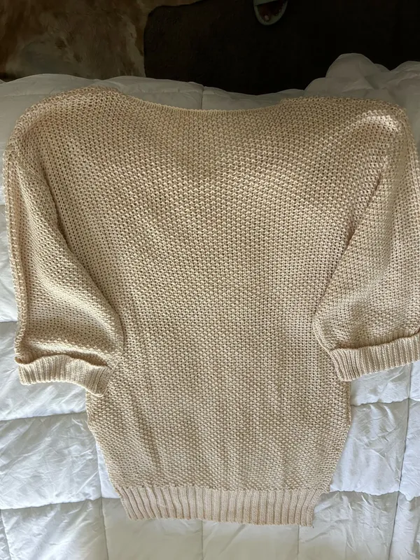 Women’s sweater Tan Size L - Image 2