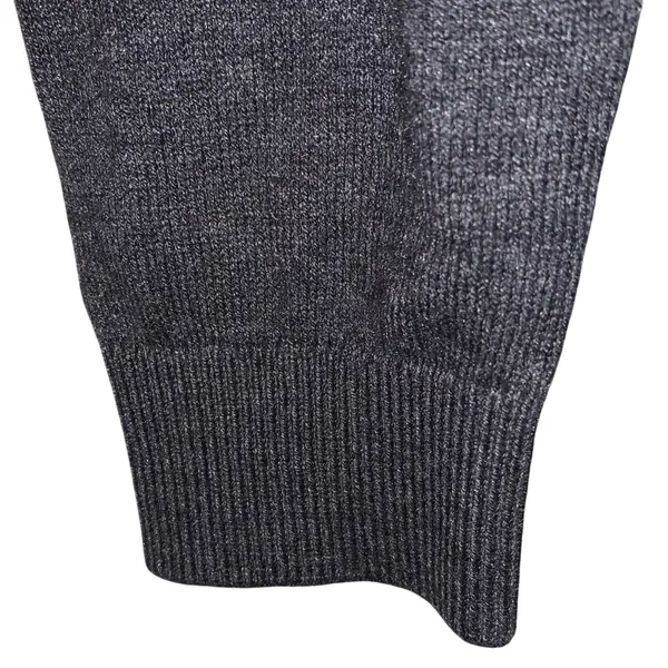J Crew Mercantile Faux Pearl Sweater Small Gray Wool‎ Blend Crewneck NWT - Image 2