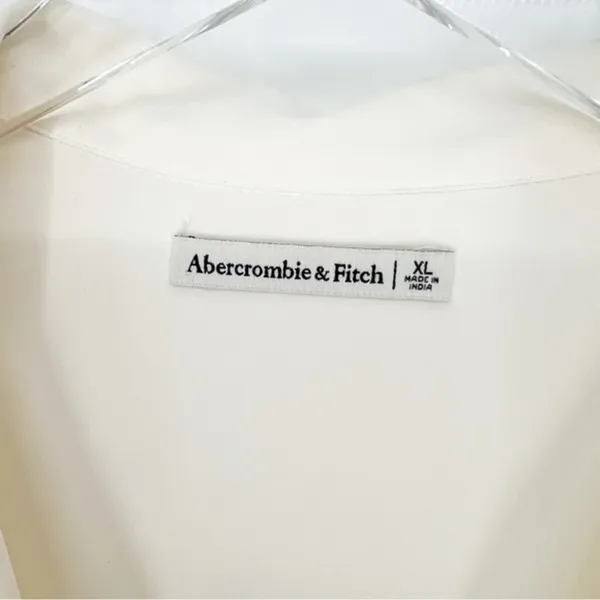 Abercrombie & Fitch Hook & Eye Top Women's‎ Size XL Cream Romantic - Image 7