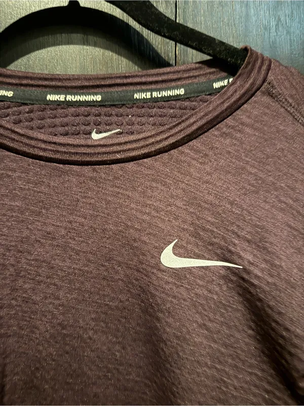 Nike Running Dri‑FIT long sleeve top - Plum Size Medium - Image 3