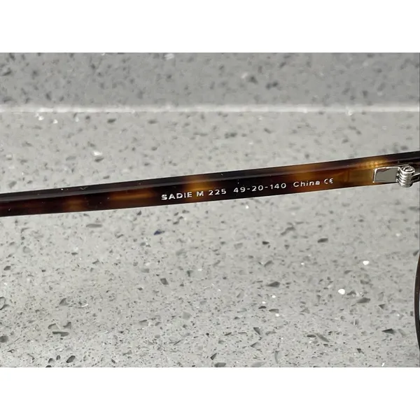 Warby Parker Sadie M 225 Round Eyeglasses Frames Only 49-20-140 Tortoise - Image 4