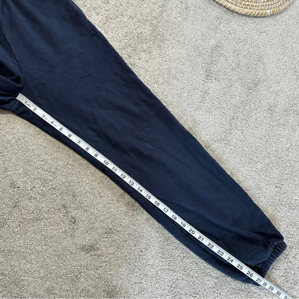 Uniqlo Women’s Washed Jersey Jogger Pants Pull On Loungewear in Navy Size S - Image 15