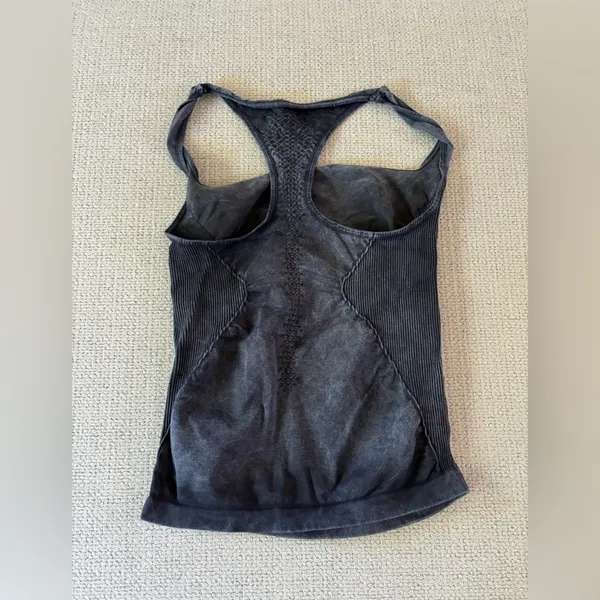 Free People Good Karma Long Tank in Washed Black M/L - Image 6