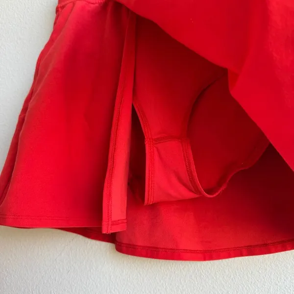 Alo Yoga Skirt Womens Small? Medium? AloSoft Backspin Lined Yoga Tennis Red - Image 4