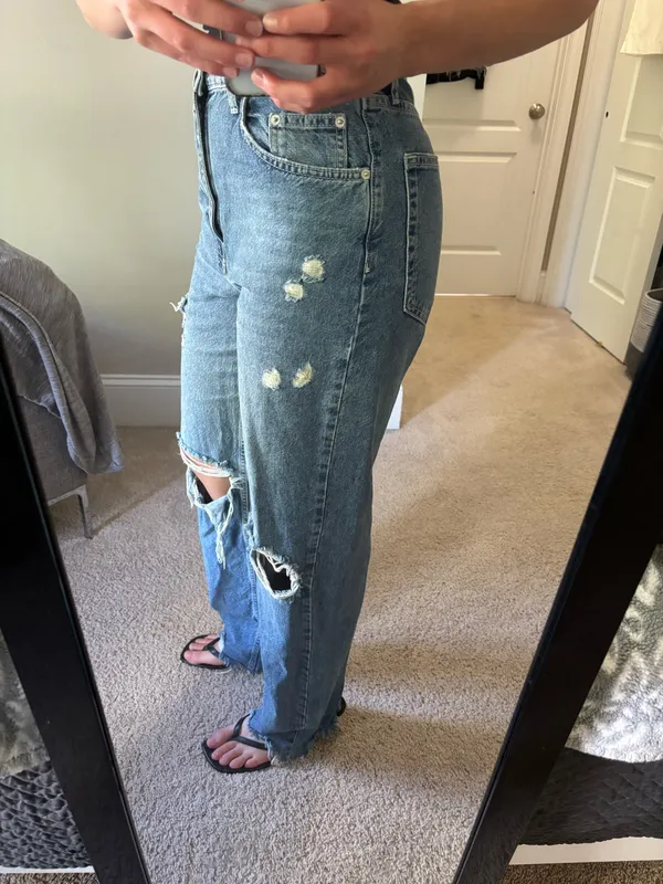 BDG High-Rise Jeans Baggy Urban Outfitters Distressed - Image 2
