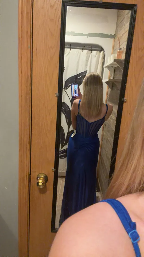 prom dress Blue Size 0 - Image 4