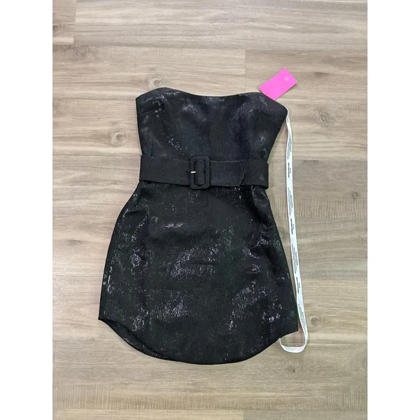 NWT Amanda Uprichard x Revolve Joss Mini Black Dress Women Size XS - Image 3