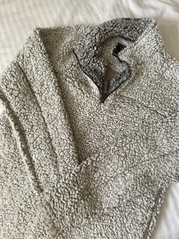 True Grit Original Frosty Tipped Pullover Sherpa Jacket - Image 8