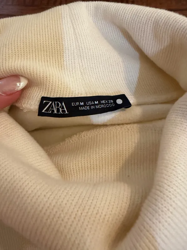 ZARA Cream Sweater - Image 2