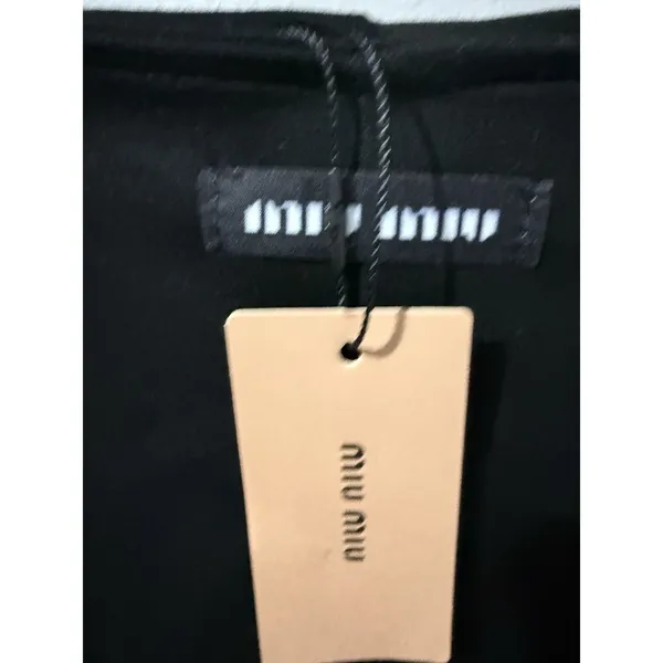 NEW Miu Miu‎ Back High Rise Shorts Sz S/M - Image 3