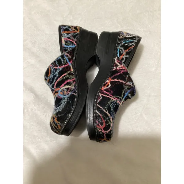 Dansko Clogs Women's EU 41 US 10.5-11 Scribble Print Comfort Shoes - Image 4