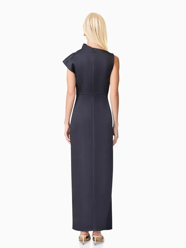 Elliatt Azelie Asymmetrical Gown in Black XS - Image 8