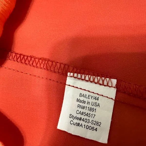 Bailey 44 Salmon Nessa Skirt Size Small In Orange - Image 8