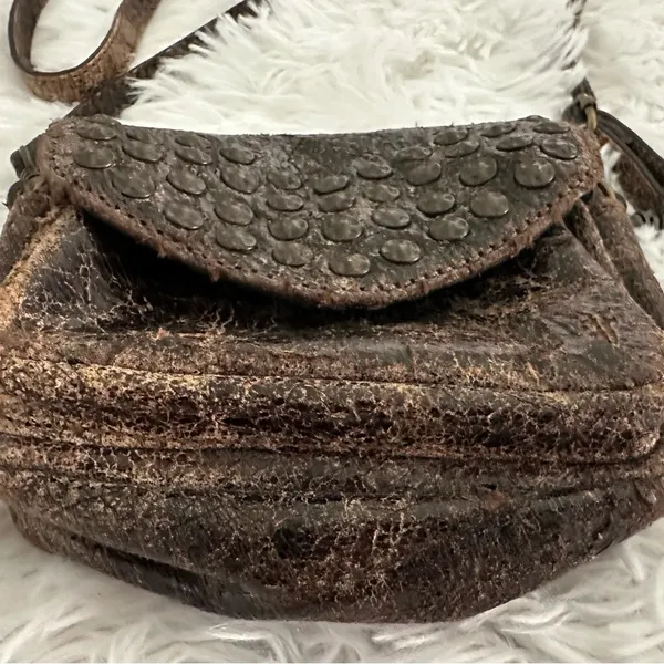 Frye Mini Brooklyn Leather Studded Crossbody Bag‎ Handbag - Image 3