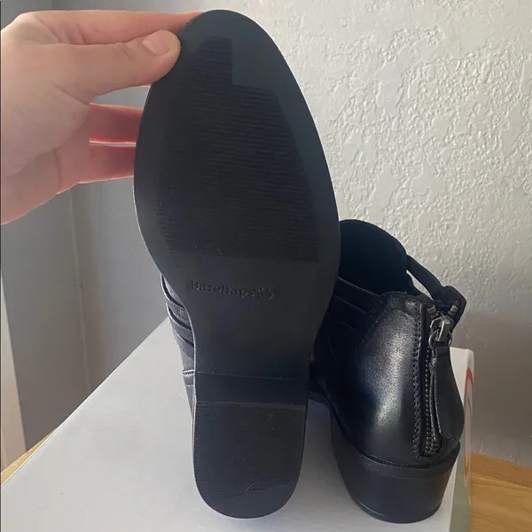 BareTraps black goldie Ankle boots Criss Cross Boho zip up size 7 NWT - Image 6