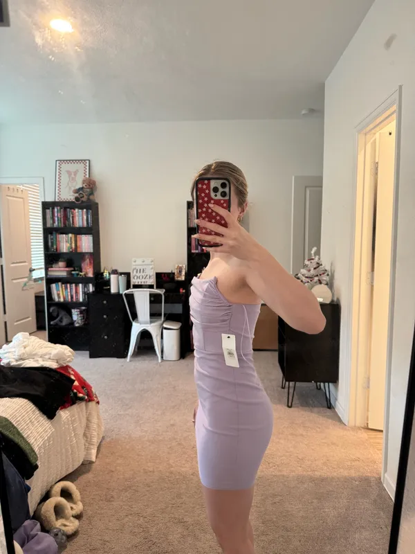 American Threads Purple Cocktail Dress - Image 2
