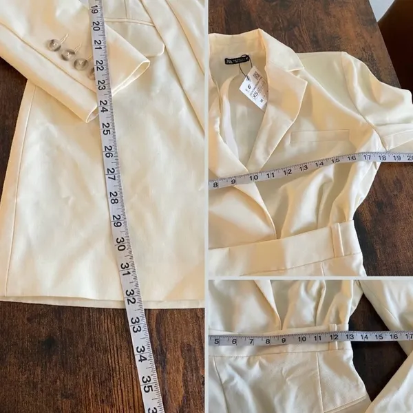 Zara Collar Blazer Dress - Image 2
