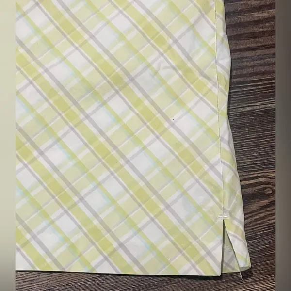 IZOD XFG Xtreme Function Golf Skort - Green Plaid Size 6 - Image 8