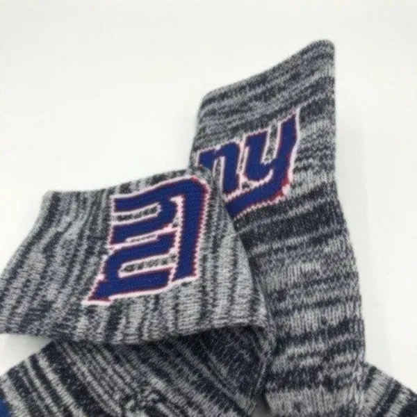 New York Giants Football Sporty Athletic Crew Style Socks - Image 6